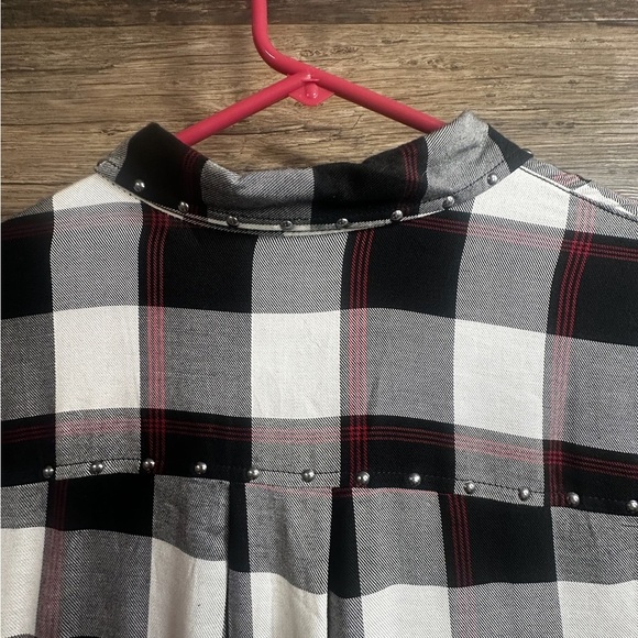 Como Vintage Black and White Plaid Button Down Shirt - Picture 2 of 10